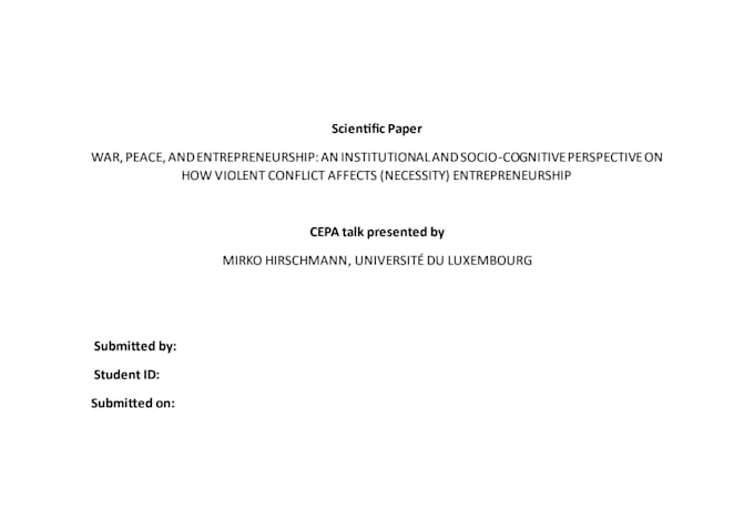 manage econometrics, economic models, research, summaries